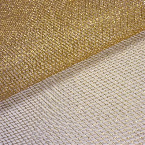 gold metal mesh fabric by the yard|english net fabric.